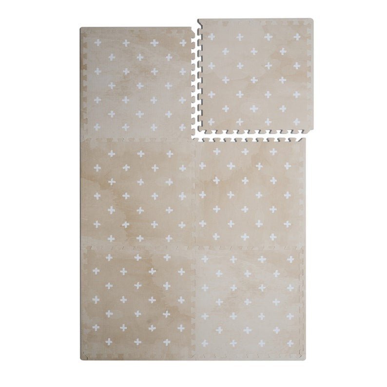 EVA Foam Puzzle Playmat (Cross Sand) - Tiny Tugz™