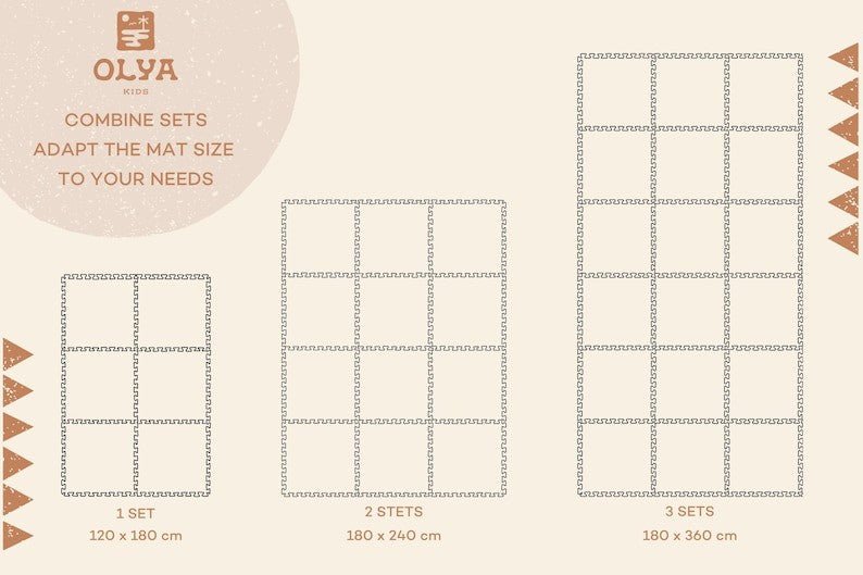 EVA Foam Puzzle Playmat (Spots Dove) - Tiny Tugz™