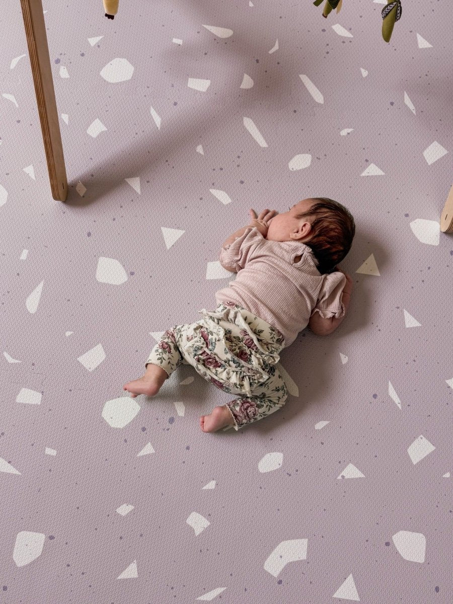 EVA Foam Puzzle Playmat (Terrazzo Lavender) - Tiny Tugz™