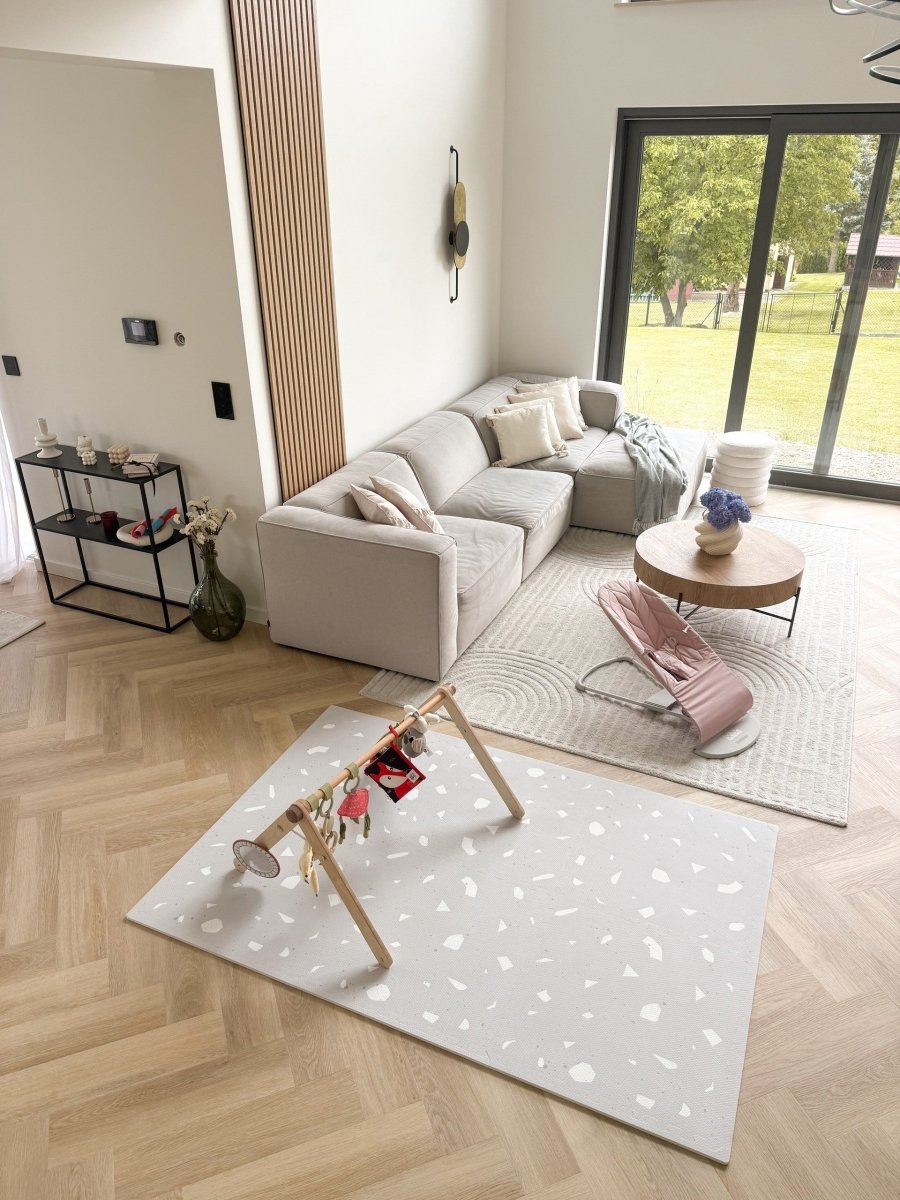 EVA Foam Puzzle Playmat (Terrazzo Lavender) - Tiny Tugz™