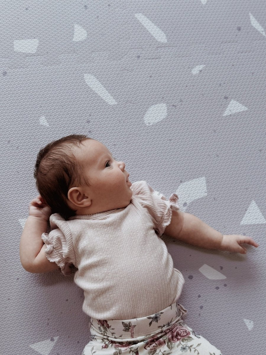 EVA Foam Puzzle Playmat (Terrazzo Lavender) - Tiny Tugz™