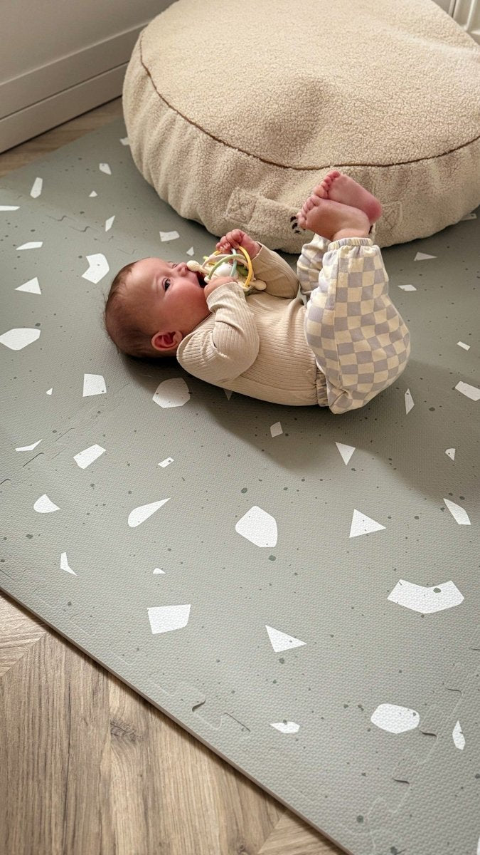 EVA Foam Puzzle Playmat (Terrazzo Sage) - Tiny Tugz™
