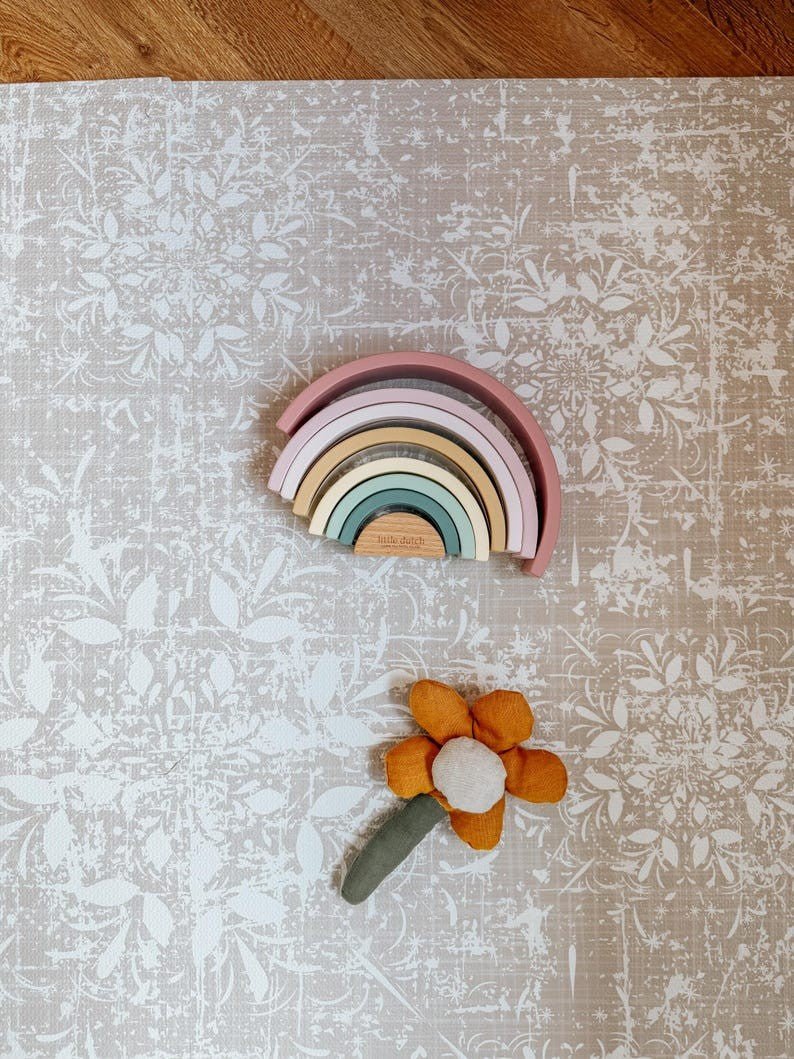EVA Foam Puzzle Playmat (Vintage Beige) - Tiny Tugz™