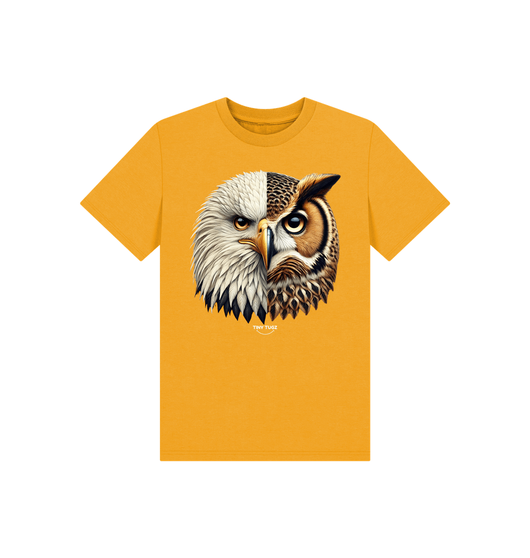 Mustard Printed Kids T-Shirt