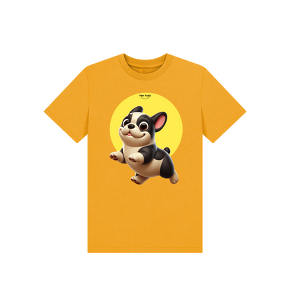Mustard Printed Kids T-Shirt