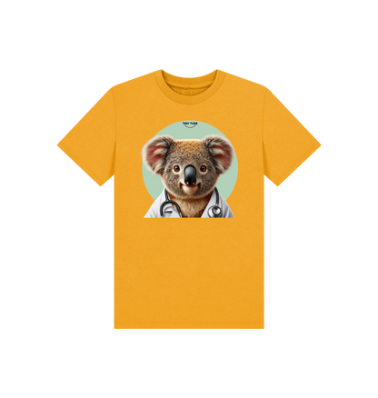 Mustard Printed Kids T-Shirt