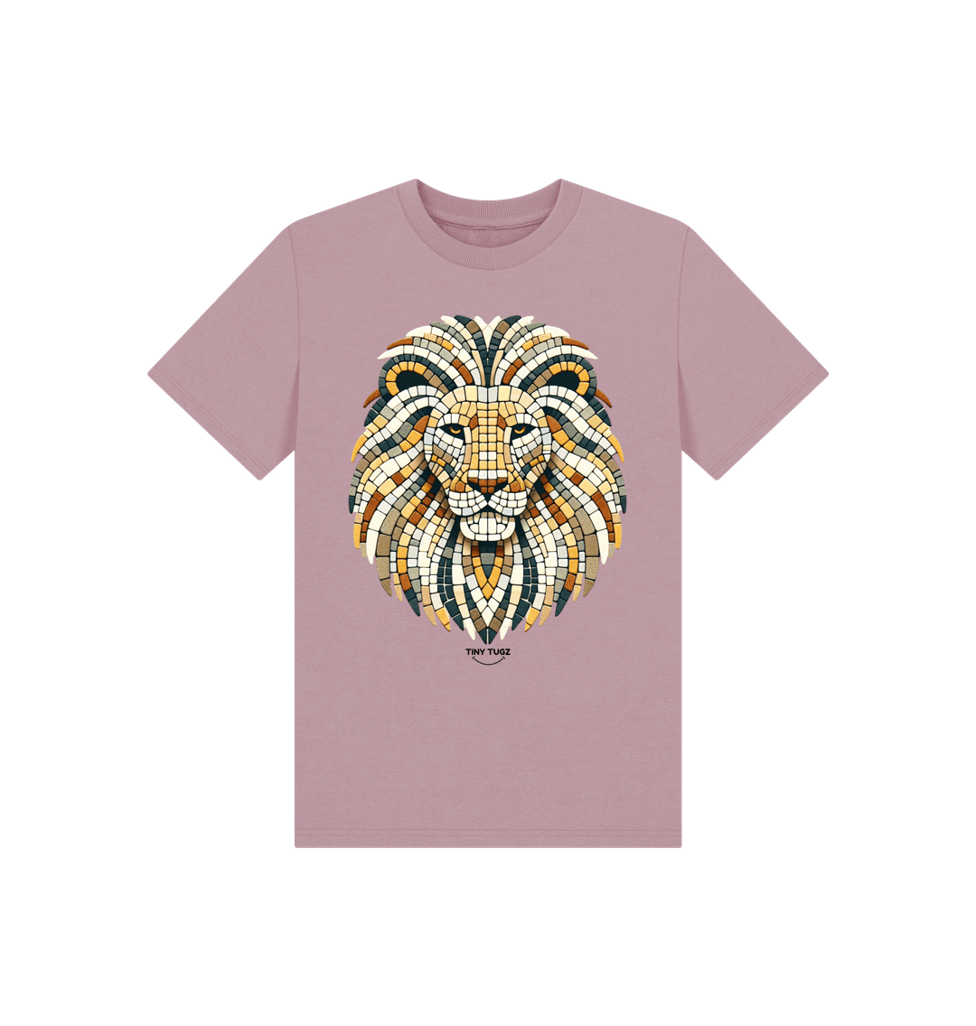 Mauve Printed Kids T-Shirt