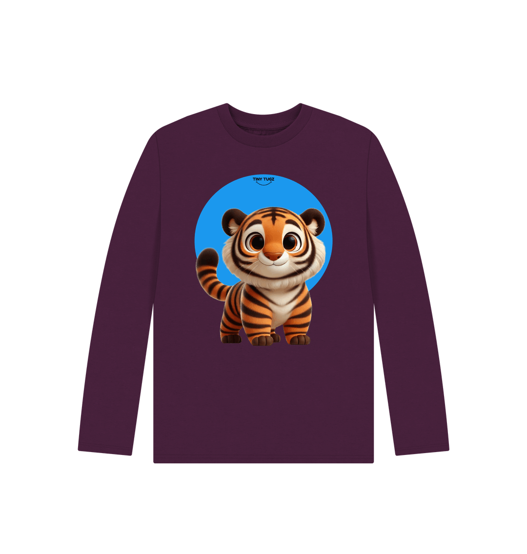 Purple Printed Kids T-Shirt