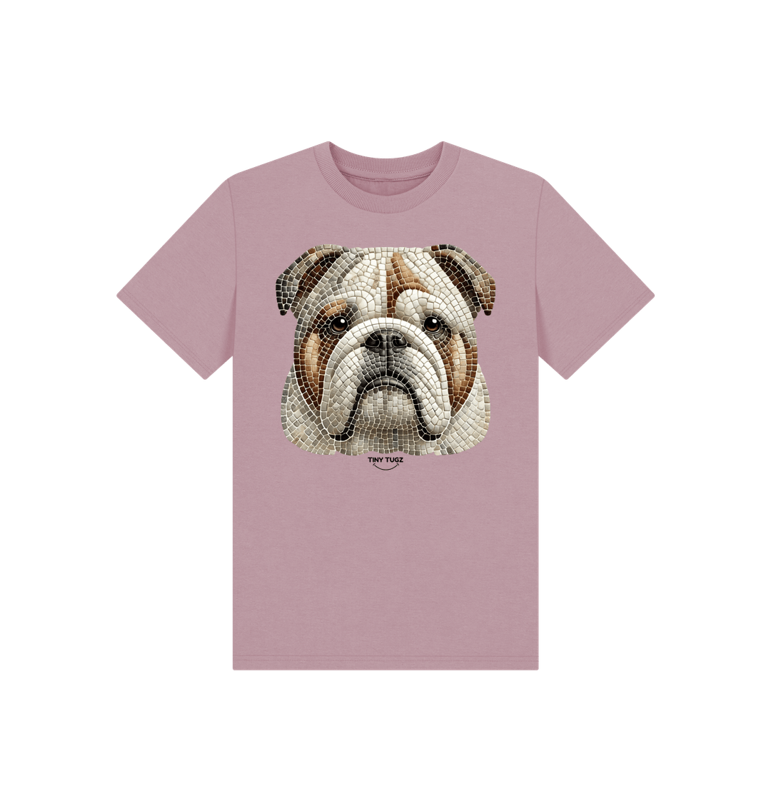 Mauve Printed Kids T-Shirt