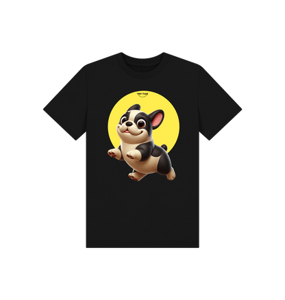 Black Printed Kids T-Shirt