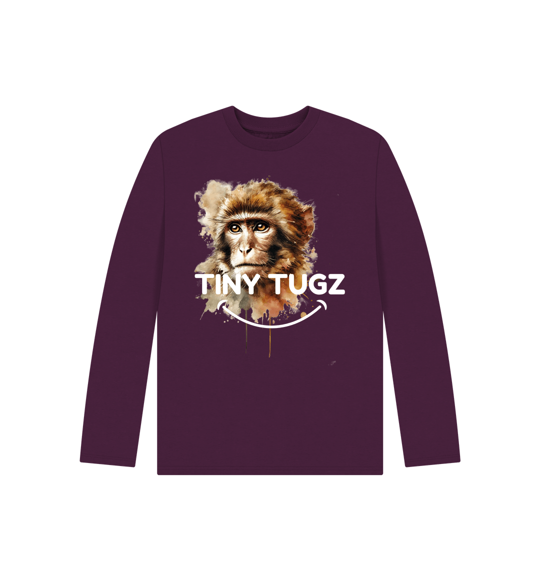 Purple Printed Kids T-Shirt