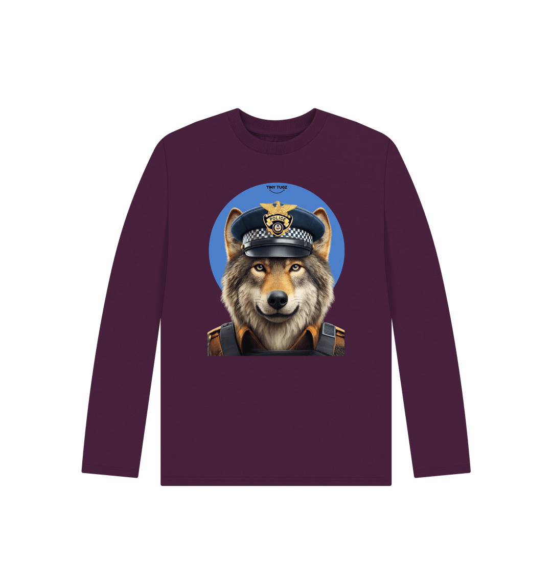 Purple Printed Kids T-Shirt