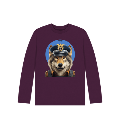 Purple Printed Kids T-Shirt