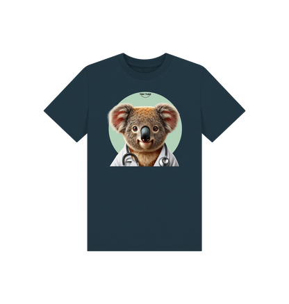 Denim Blue Printed Kids T-Shirt