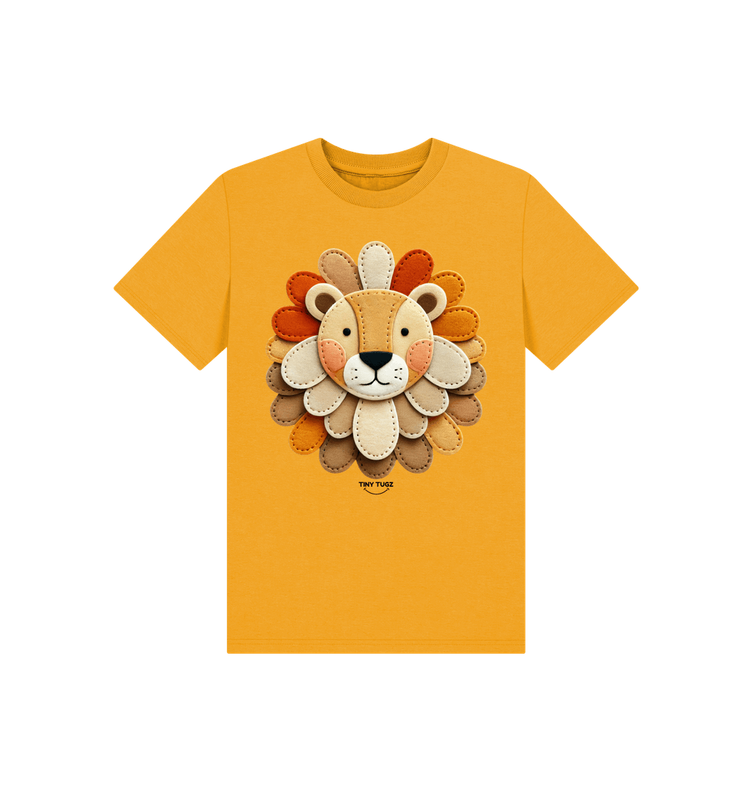 Mustard Printed Kids T-Shirt