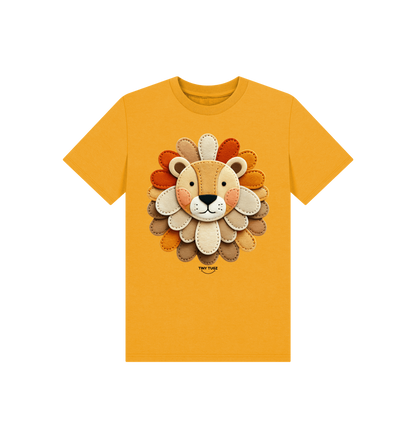Mustard Printed Kids T-Shirt