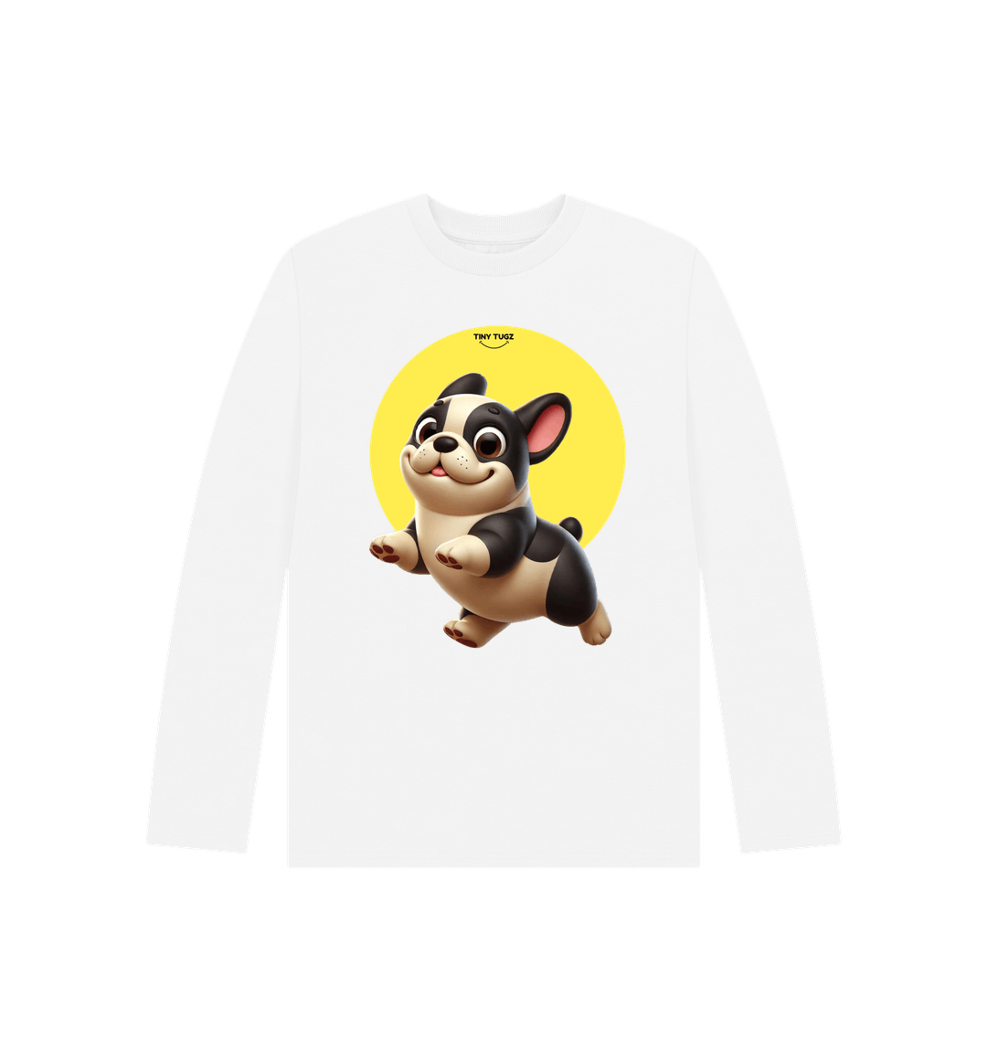 White Printed Kids T-Shirt