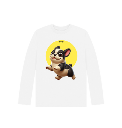 White Printed Kids T-Shirt