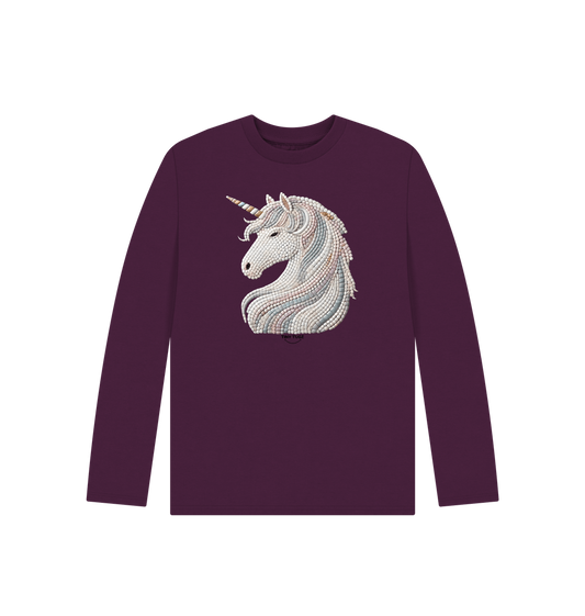 Purple Printed Kids T-Shirt