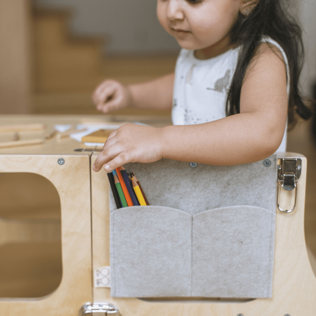 Felt Pencil Pocket - Add-On for STEP'n'SIT® Learning Tower - Tiny Tugz™