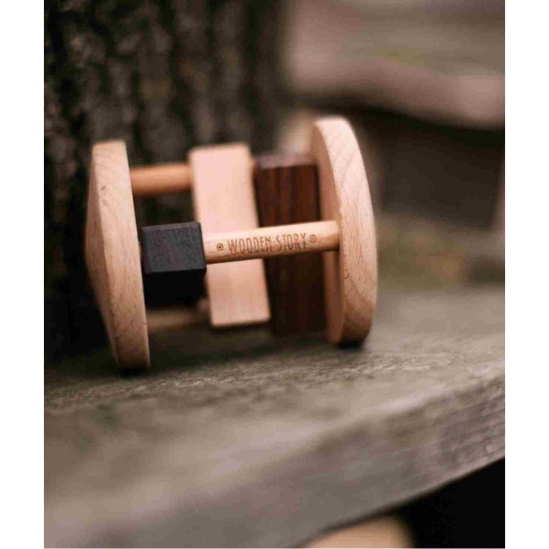 Fieldfare Wooden Rattle for Babies - Tiny Tugz™