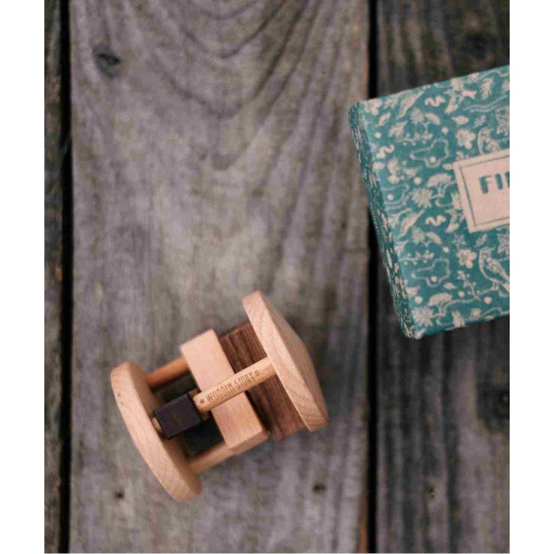 Fieldfare Wooden Rattle for Babies - Tiny Tugz™