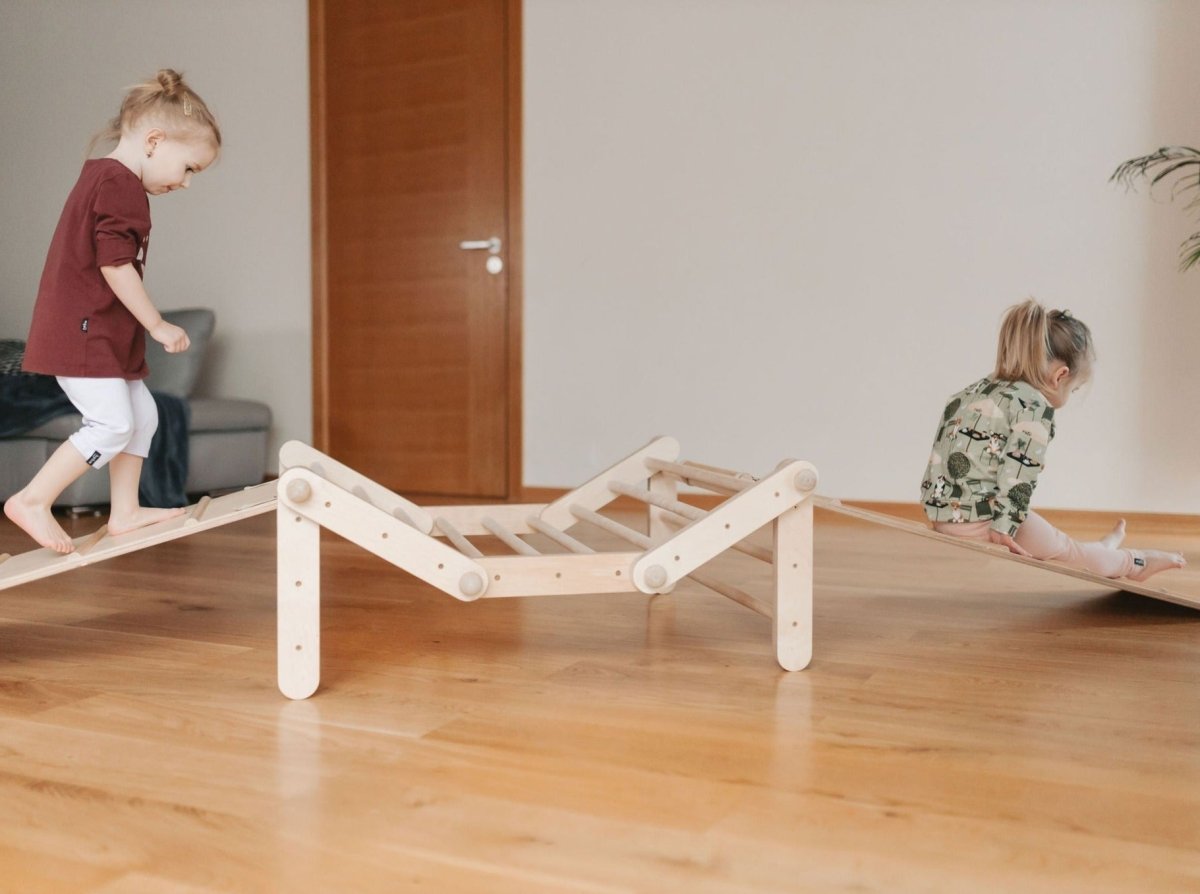 FIPITRI® 5-Segment Pikler Climbing Triangle - Modifiable, Birch Plywood - Tiny Tugz™