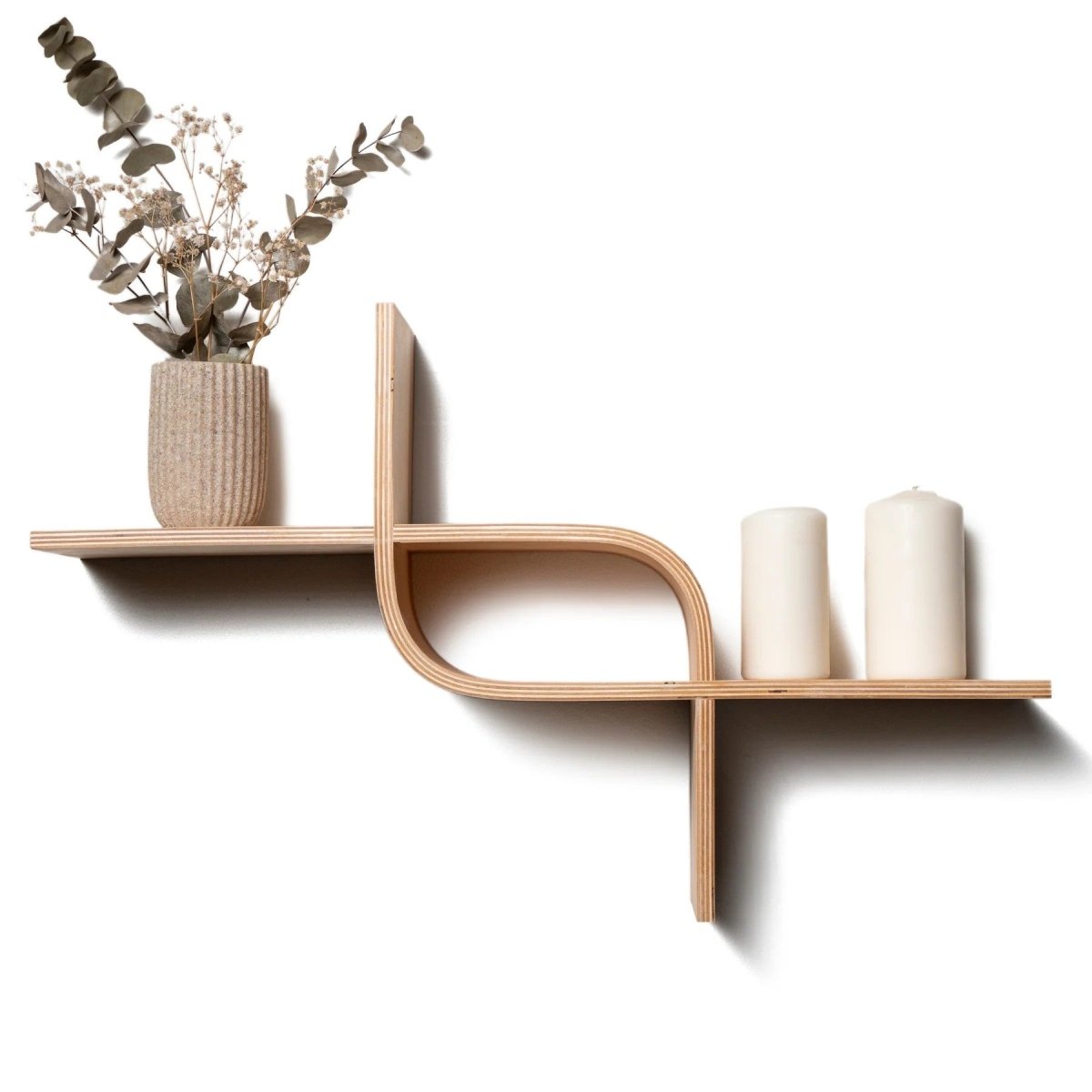 Floating Shelf CurveLine - Tiny Tugz™