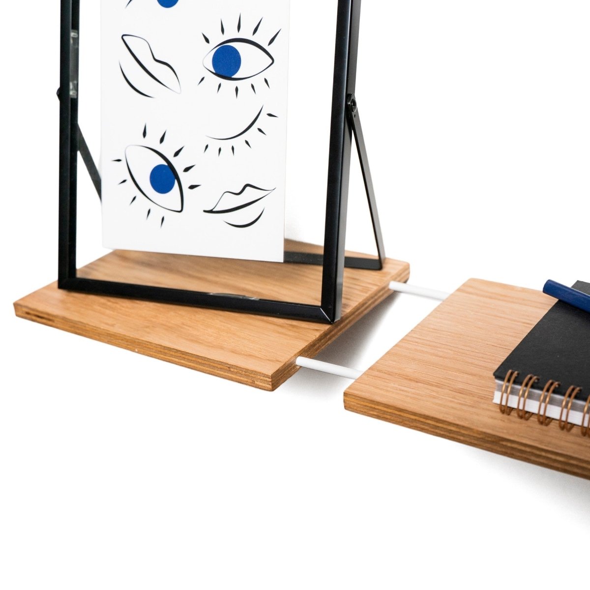 Floating Wooden Wall Shelf - Handmade (Luno) - Tiny Tugz™