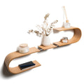 Floating Wooden Wall Shelf - Handmade (Luno) - Tiny Tugz™