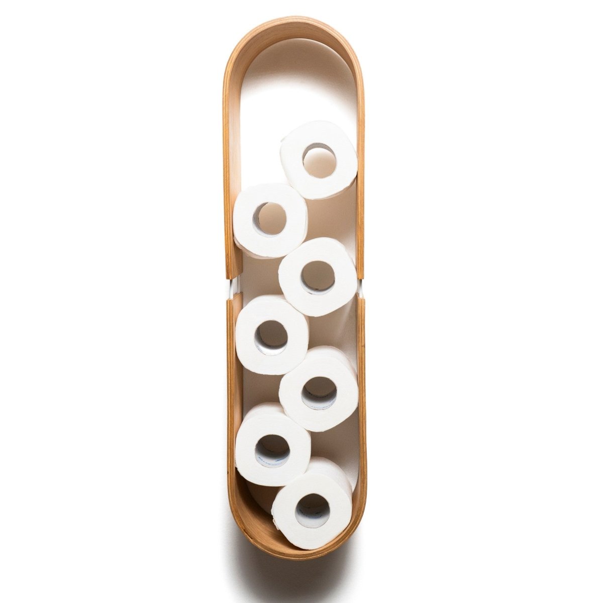 Floating Wooden Wall Shelf - Handmade (Oval) - Tiny Tugz™