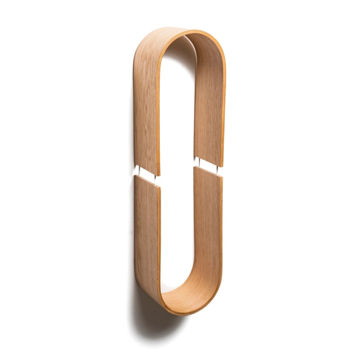 Floating Wooden Wall Shelf - Handmade (Oval) - Tiny Tugz™