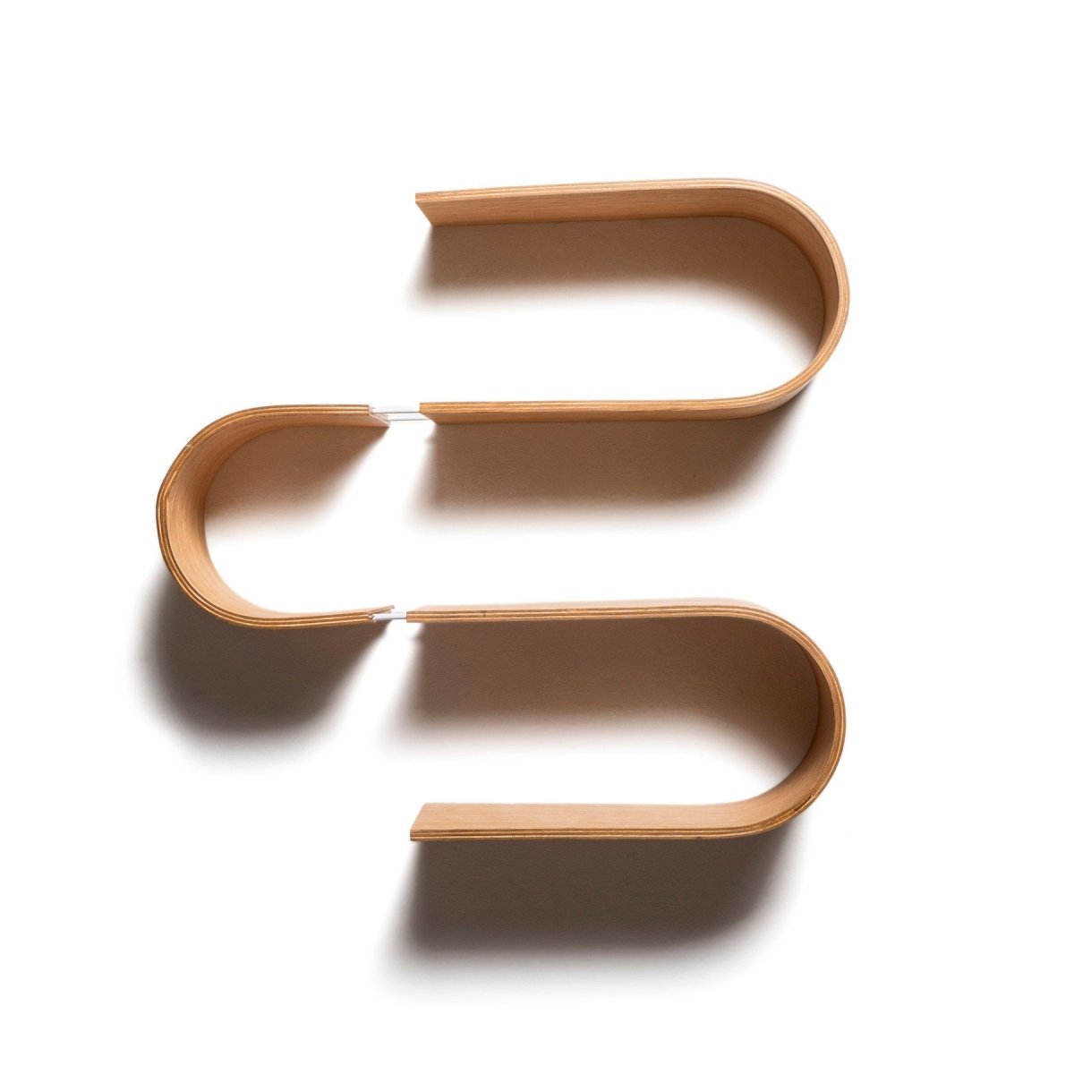 Floating Wooden Wall Shelf - Handmade (Snake) - Tiny Tugz™