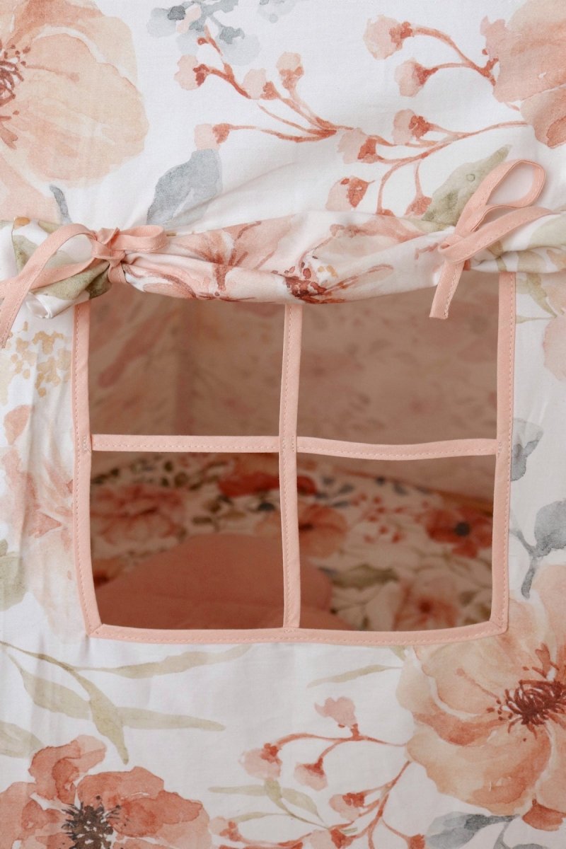 Flower Power Cotton Teepee Tent for Kids & Toddlers (3y+) - Tiny Tugz™