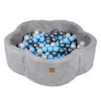 Foam Baby Ball Pit - Aesthetic Grey Flower