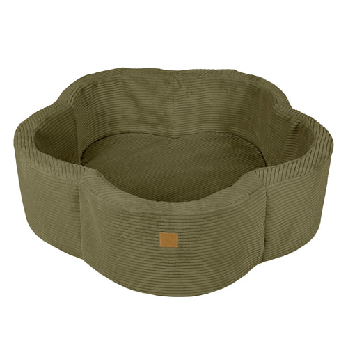 Foam Baby Ball Pit - Aesthetic Khaki Flower