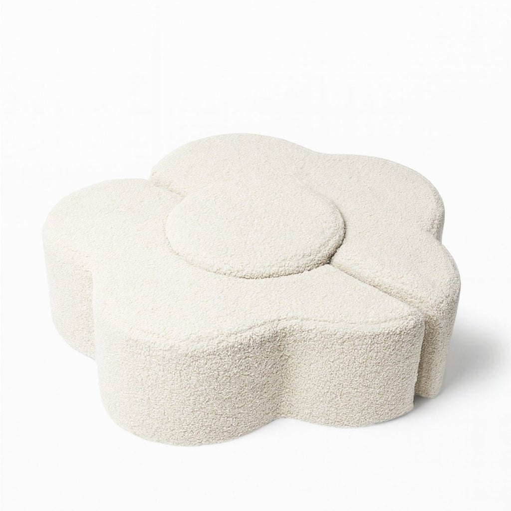 Foam Flower Shape Set, 3 Pieces - Bearly Fabric (Cream) - Tiny Tugz™
