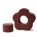 Foam Flower Shape Set, 3 Pieces - Bearly Fabric (Dark Brown) - Tiny Tugz™