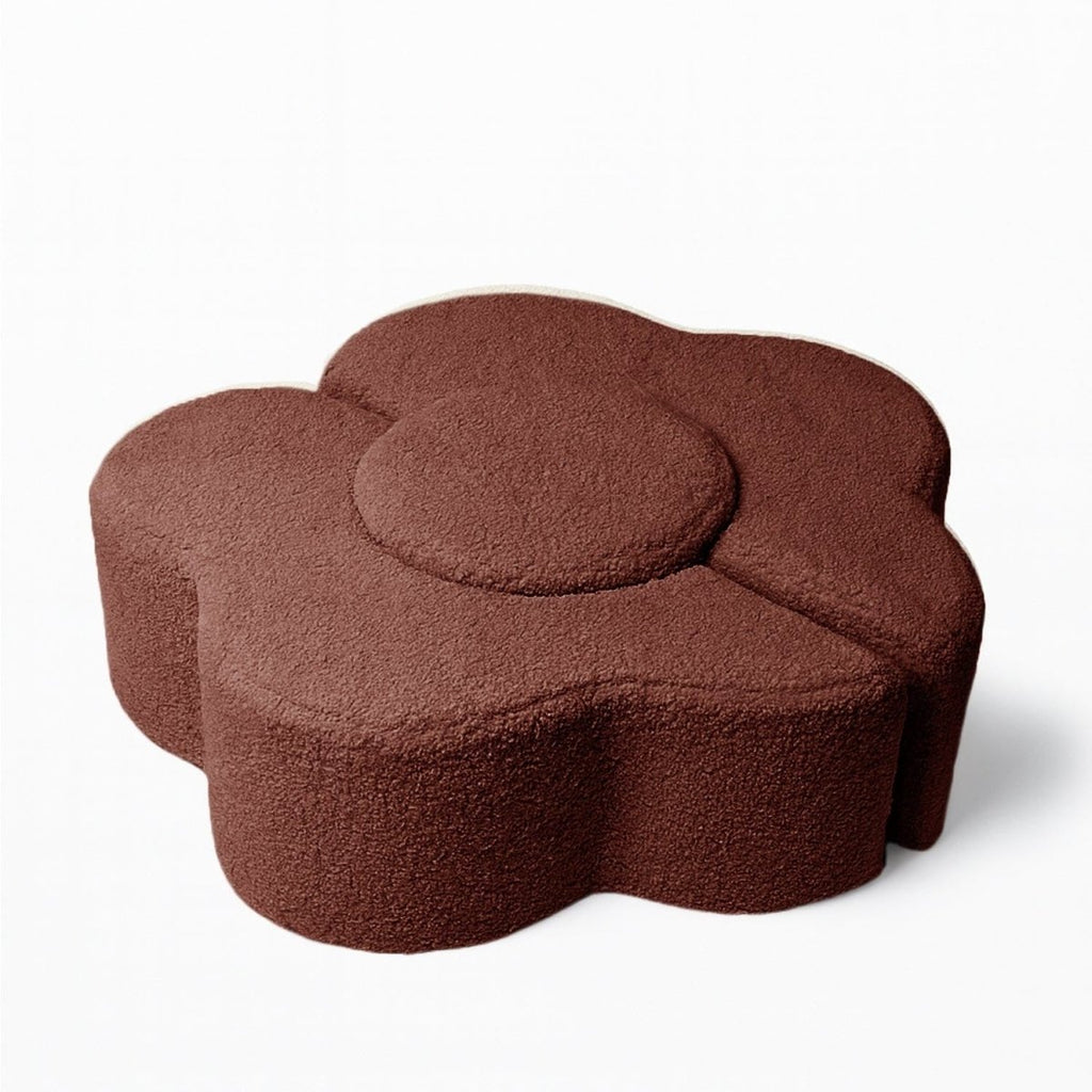 Foam Flower Shape Set, 3 Pieces - Bearly Fabric (Dark Brown) - Tiny Tugz™