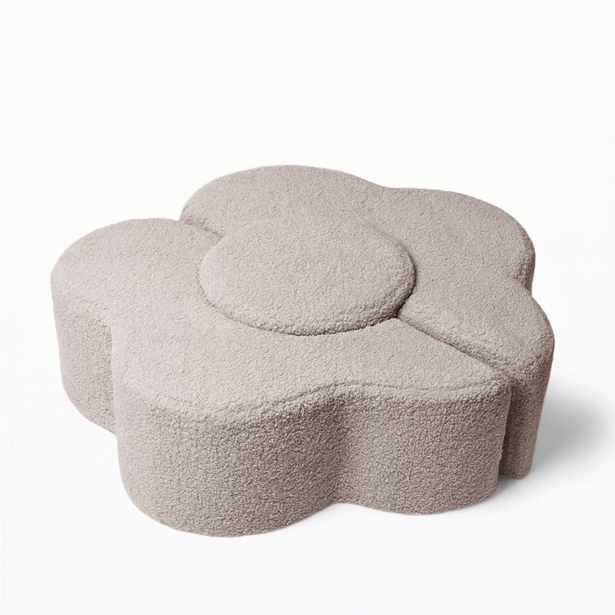 Foam Flower Shape Set, 3 Pieces - Bearly Fabric (Light Grey) - Tiny Tugz™