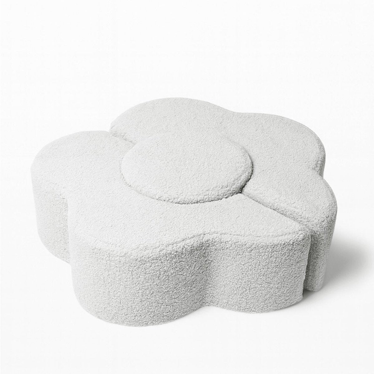 Foam Flower Shape Set, 3 Pieces - Bearly Fabric (Off White) - Tiny Tugz™