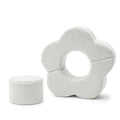 Foam Flower Shape Set, 3 Pieces - Bearly Fabric (Off White) - Tiny Tugz™