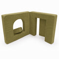 MeowBaby Soft Play Set for Toddlers, 4 Elements - Lime