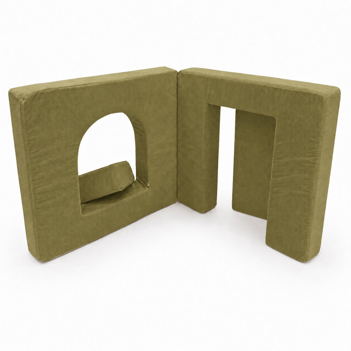 MeowBaby Soft Play Set for Toddlers, 4 Elements - Lime