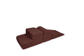 Foam Shape Set for Kids, 3 Pieces - Bearly Corduroy (Brown) - Tiny Tugz™