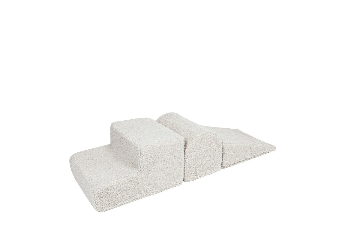 Foam Shape Set for Kids, 3 Pieces - Bearly Corduroy (Cream) - Tiny Tugz™