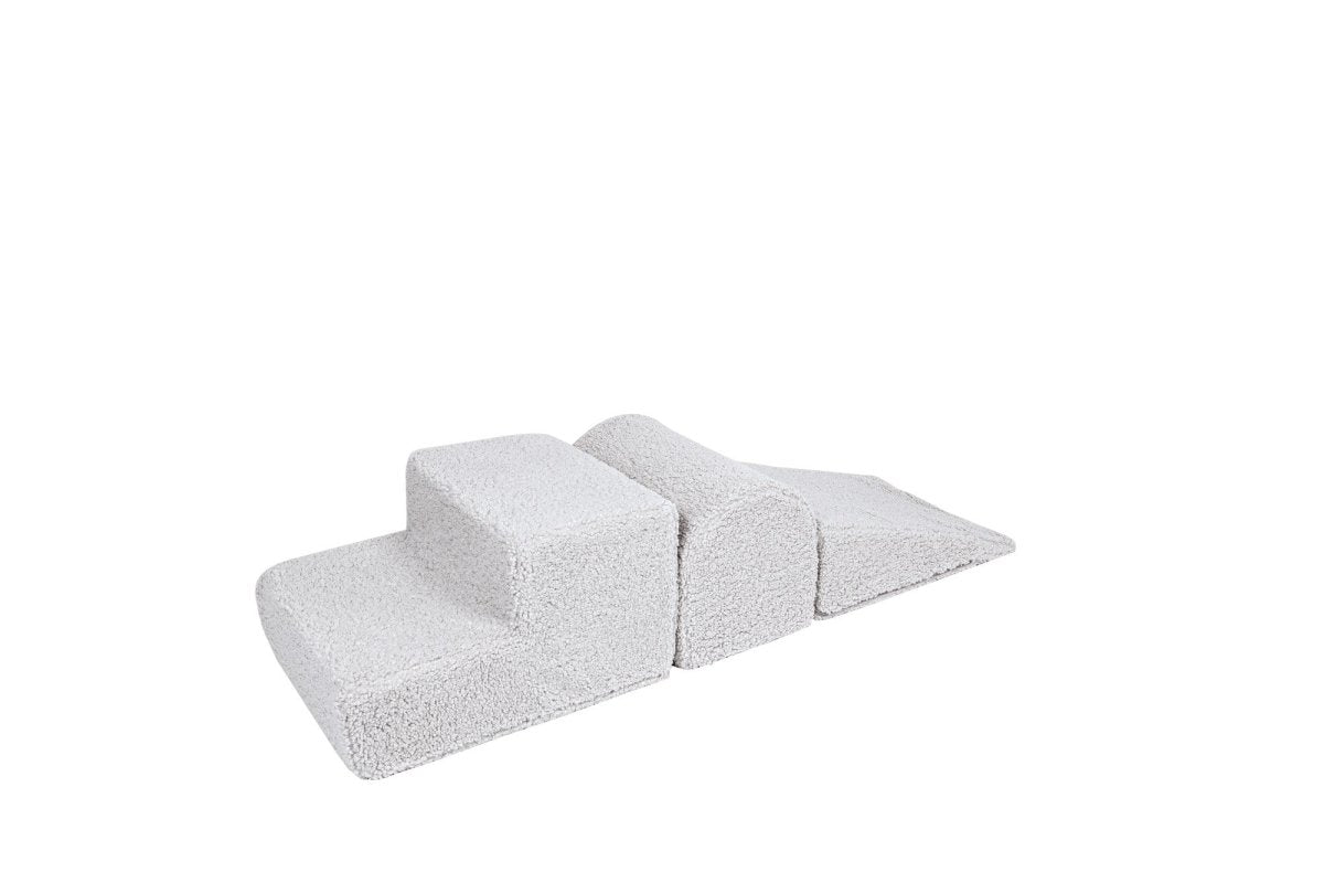 Foam Shape Set for Kids, 3 Pieces - Bearly Corduroy (Off White) - Tiny Tugz™