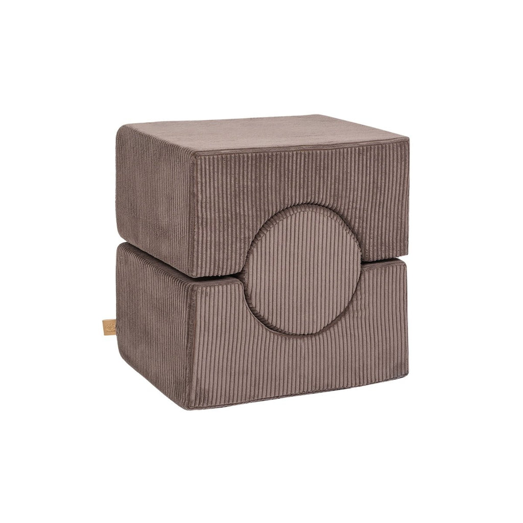 Foam Shape Set for Kids, 3 Pieces - Velvet Corduroy (Brown) - Tiny Tugz™
