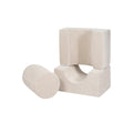 Foam Shape Set for Kids, 3 Pieces - Velvet Corduroy (Ecru) - Tiny Tugz™