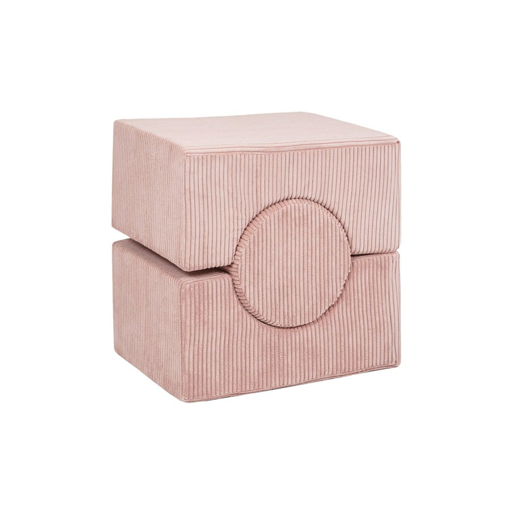 Foam Shape Set for Kids, 3 Pieces - Velvet Corduroy (Powder Pink) - Tiny Tugz™